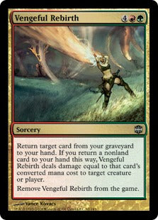 Vengeful Rebirth (Alara Reborn) Light Play Foil