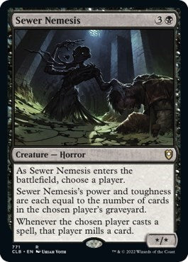 Sewer Nemesis (Commander Legends: Battle for Baldur's Gate) Light Play