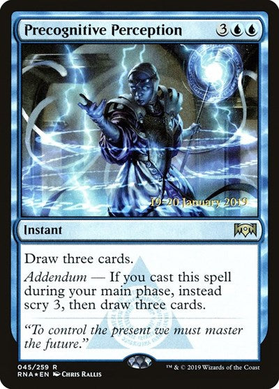 Precognitive Perception (Promos: Prerelease Cards) Near Mint Foil