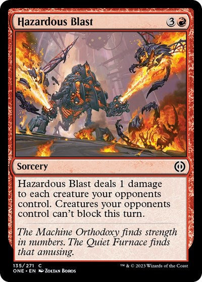 Hazardous Blast (Phyrexia: All Will Be One) Near Mint