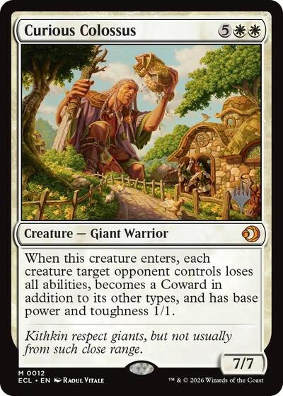 Curious Colossus (Promo Pack: Lorwyn Eclipsed) Near Mint