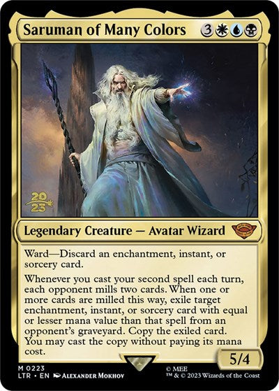 Saruman of Many Colors (Promos: Prerelease Cards) Light Play Foil