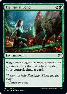 Elemental Bond (Commander 2019) Light Play