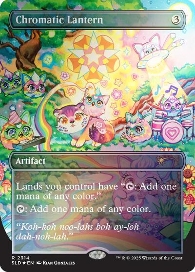 Chromatic Lantern (2314) (Rainbow Foil) (Secret Lair) Near Mint Foil