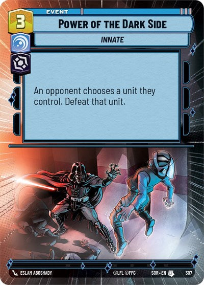 Power of the Dark Side (Hyperspace) (Spark of Rebellion) Near Mint