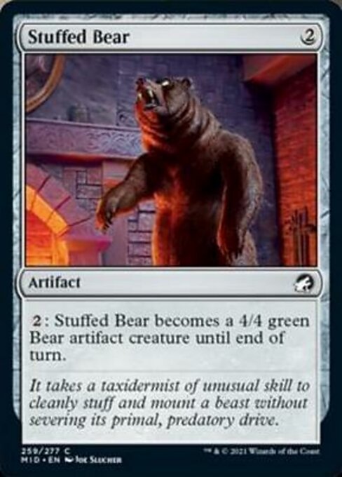 Stuffed Bear (Innistrad: Midnight Hunt) Light Play