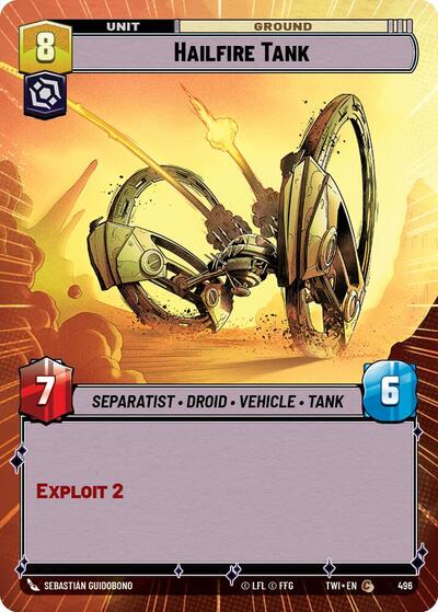 Hailfire Tank (Hyperspace) (Twilight of the Republic) Near Mint Foil