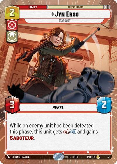 Jyn Erso Stardust (Hyperspace) (Twilight of the Republic) Near Mint