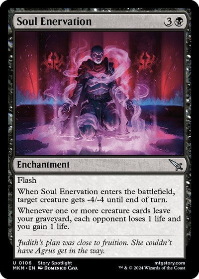 Soul Enervation (Murders at Karlov Manor) Near Mint