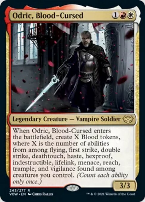 Odric, Blood-Cursed (Innistrad: Crimson Vow) Near Mint Foil