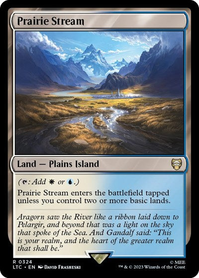 Prairie Stream (Commander: The Lord of the Rings: Tales of Middle-earth) Near Mint