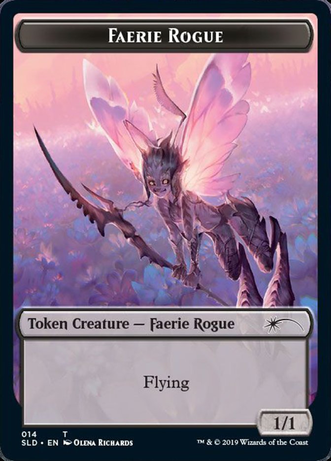 Faerie Rogue Token 14 (Secret Lair) Light Play