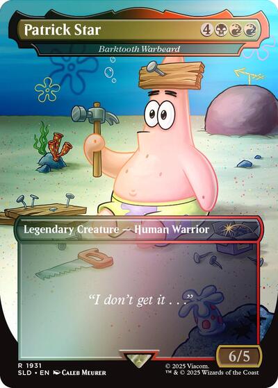 Patrick Star   Barktooth Warbeard  Rainbow Foil|1|0|0.00