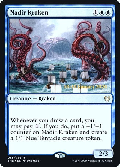 Nadir Kraken (Promos: Prerelease Cards) Light Play Foil