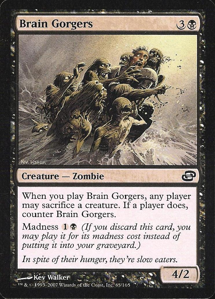 Brain Gorgers (Planar Chaos) Medium Play Foil