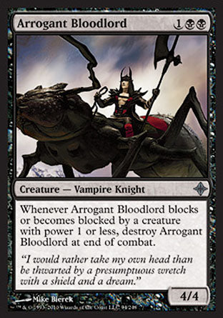 Arrogant Bloodlord (Rise of the Eldrazi) Medium Play Foil