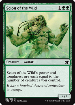 Scion of the Wild (Modern Masters 2015) Near Mint Foil