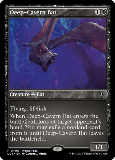 Deep-Cavern Bat (Promo Pack: The Lost Caverns of Ixalan) Light Play