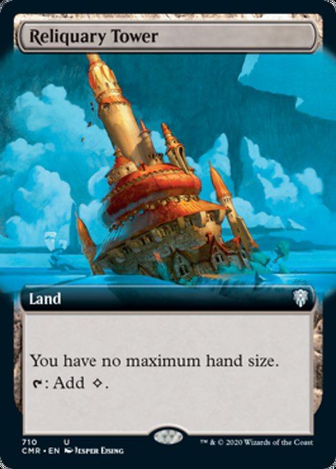 Reliquary Tower (Extended Art) (Commander Legends) Light Play Foil