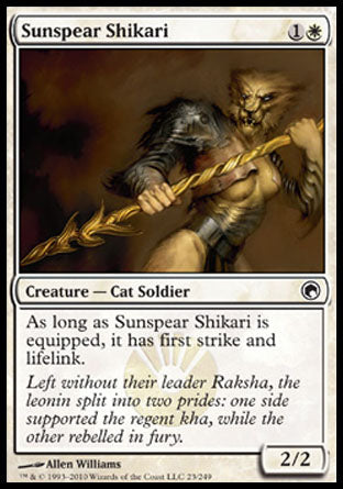 Sunspear Shikari (Scars of Mirrodin) Medium Play Foil