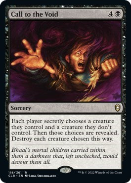 Call to the Void (Commander Legends: Battle for Baldur's Gate) Heavy Play Foil