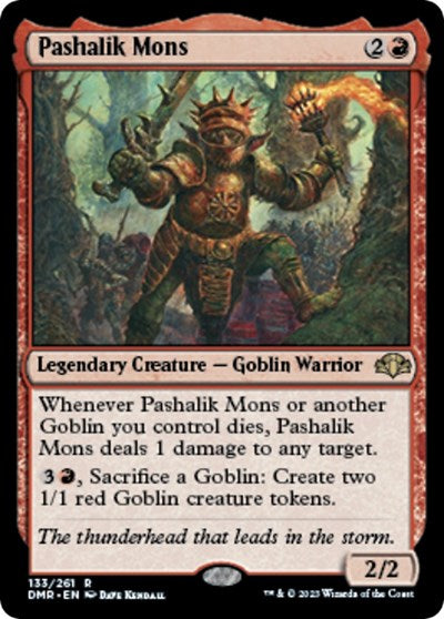 Pashalik Mons (Dominaria Remastered) Light Play Foil