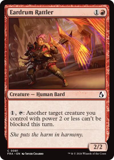 Eardrum Rattler (Reality Fracture) Near Mint Foil