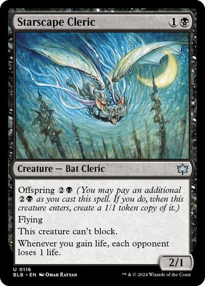 Starscape Cleric (Bloomburrow) Light Play