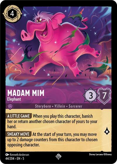 Madam Mim - Elephant (Shimmering Skies) Near Mint Cold Foil