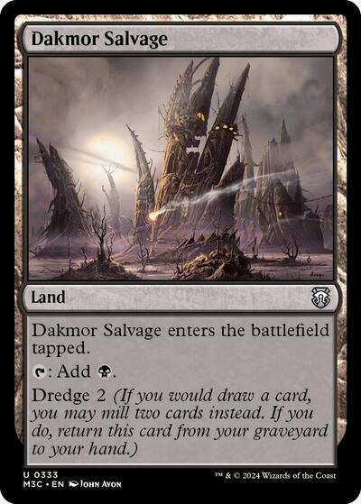 Dakmor Salvage (Commander: Modern Horizons 3) Light Play