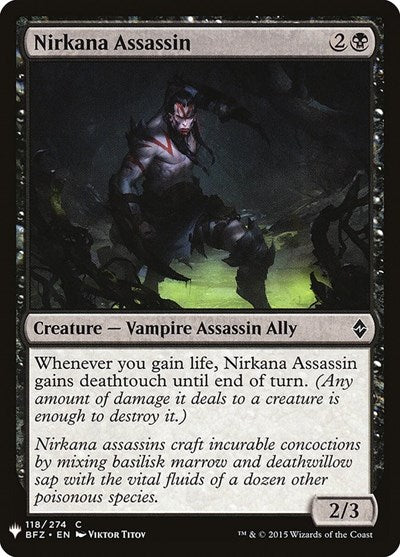 Nirkana Assassin (Mystery Booster) Near Mint