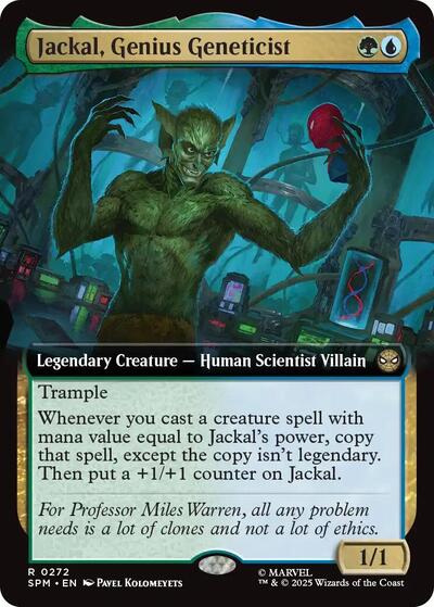Jackal, Genius Geneticist (Extended Art) (Marvel's Spider-Man) Light Play Foil