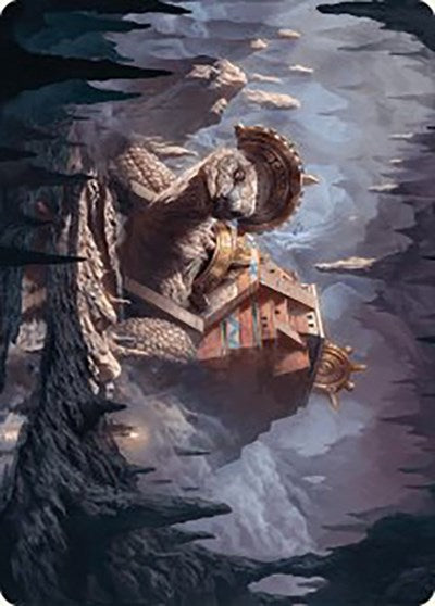 Bedrock Tortoise Art Card (Art Series: The Lost Caverns of Ixalan) Near Mint