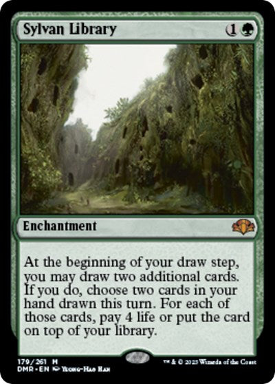 Sylvan Library (Dominaria Remastered) Medium Play