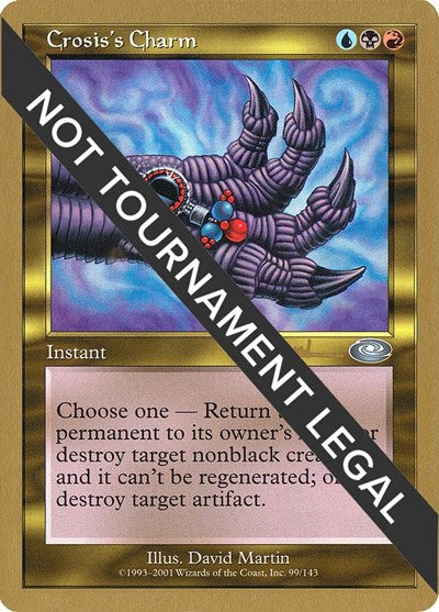 Crosis's Charm - 2001 Antoine Ruel (PLS) (World Championship Decks) Light Play