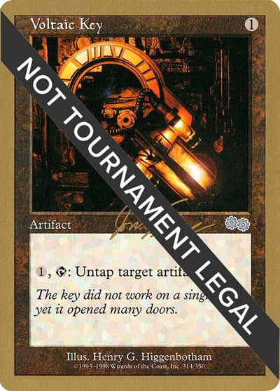 Voltaic Key - 2000 Jon Finkel (USG) (World Championship Decks) Light Play