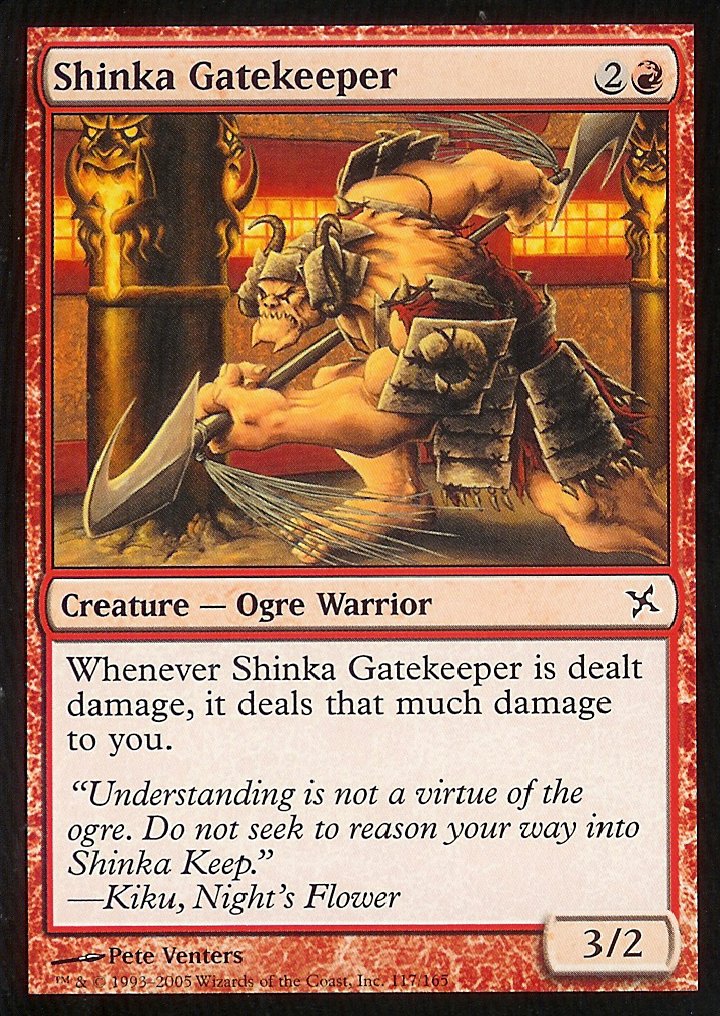 Shinka Gatekeeper (Betrayers of Kamigawa) Light Play