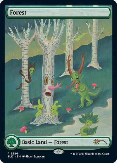 Forest (1386) (Secret Lair) Near Mint