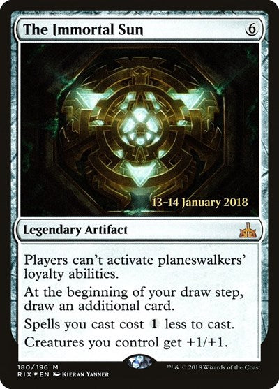 The Immortal Sun (Promos: Prerelease Cards) Medium Play Foil