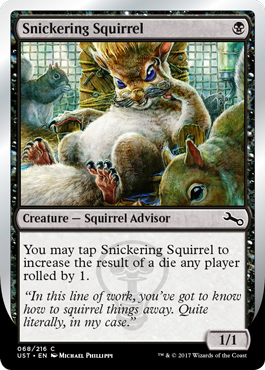 Snickering Squirrel (Unstable) Light Play Foil