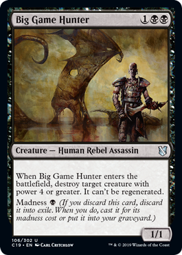 Big Game Hunter (Commander 2019) Light Play