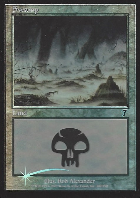 Swamp (347) (7th Edition) Medium Play