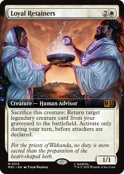 Loyal Retainers (Extended Art) (Commander: Marvel Super Heroes) Near Mint