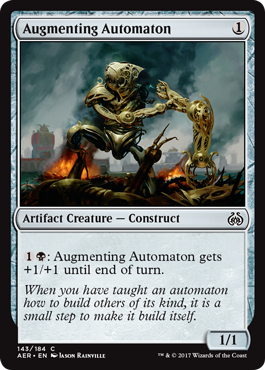 Augmenting Automaton (Aether Revolt) Light Play Foil