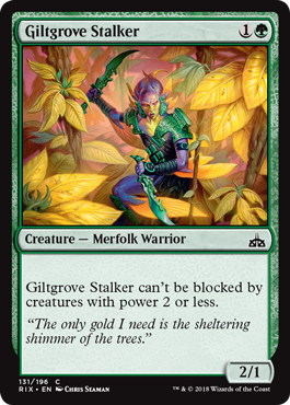 Giltgrove Stalker (Rivals of Ixalan) Near Mint Foil
