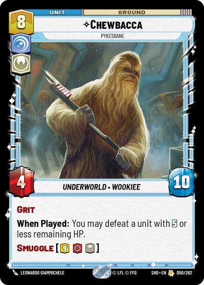 Chewbacca Pykesbane (Shadows of the Galaxy) Near Mint Foil