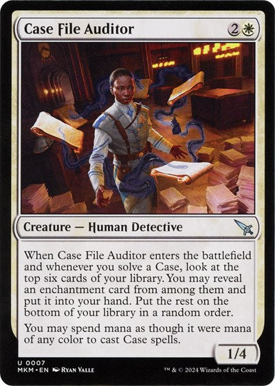 Case File Auditor (b) (Murders at Karlov Manor) Near Mint Foil