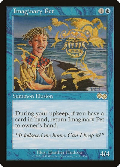 Imaginary Pet (Urza's Saga) Medium Play