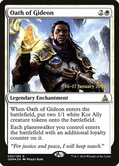 Oath of Gideon (Promos: Prerelease Cards) Near Mint Foil