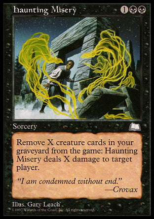 Haunting Misery (Weatherlight) Medium Play